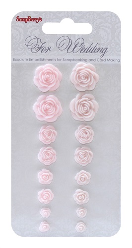 Set of roses, For Wedding 1 (resin)