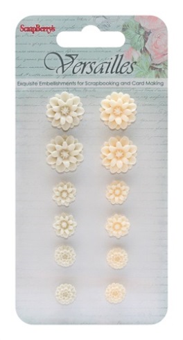 Set of chrysanthemums, Versailles 2 (resin)