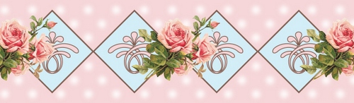 Craft tape FRESH ROSES 15mm*8m